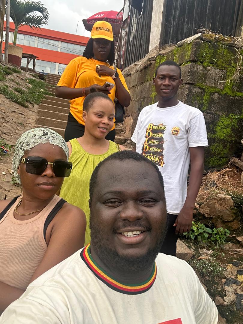 TOB Spotlight crew on location in Ibadan